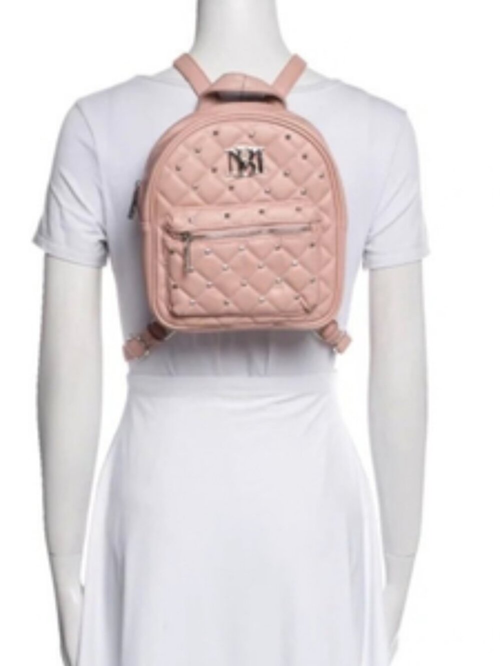 NWT Badgley Mischka Backpack Pink Blush Vegan Leather
